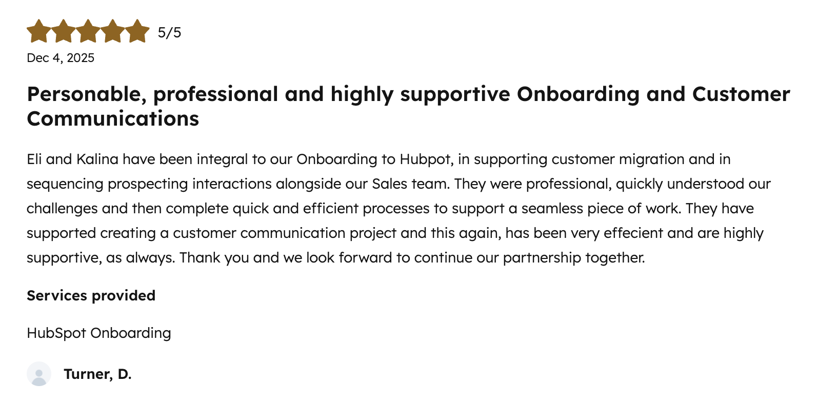 D Turner uspeh review